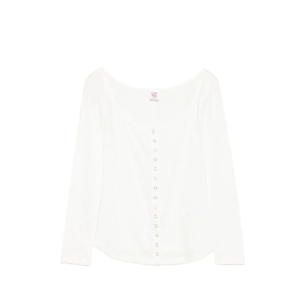 Re/Done White Tops - T-Shirts & Jerseys Women